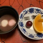 坂本屋 - 梅椀(しるこ)                    水菓子(フルーツ)