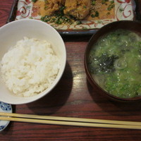 ゆうがた - ご飯とお味噌汁