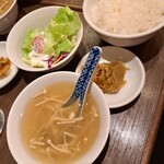 廣翔記 - ランチセット(写真には無いけど点心もつく)