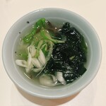 台湾食堂 せいろでごはん - スープバーでワカメスープ