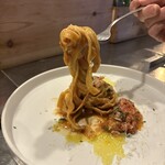 Flamingo - 鴨とみかんのラグーパスタ