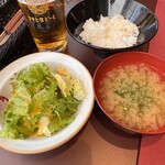 俺の炭火焼ステーキ 渋谷 - ランチセット