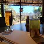 洋食 つばき - プレモルと桂花烏龍茶