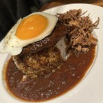 アロハテーブル - カレーロコモコ1380円