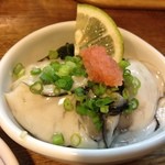 ふうすけ - お通しの生牡蠣　2014年　11月