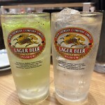 立呑み 晩杯屋 - ドリンク写真:キウイ:ゴールデン