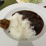 七條 - 王道のデミグラスソースで作った和牛テールハヤシライス　ハーフサイズ　ライスも絶品です