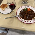 スコット（新館） - 赤ワインと一緒に