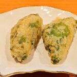 居食屋 侍々 - 『海老のしそ巻き』　※サービス品