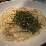 活海酒 - ウニたっぷりクリームパスタ