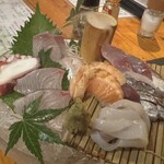 活海酒 - 刺し盛り