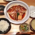 Ittogokoku - 宿毛真鯛の荒煮定食(税別1,280円)