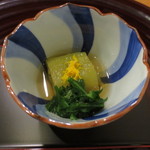 広尾 一会 - 長なすの炊きびたしです。