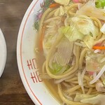 一楽ラーメン - 大盛りちゃんぽん　左