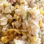 一楽ラーメン - やきめしのどアップ！