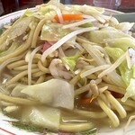 一楽ラーメン - 大盛りちゃんぽん！