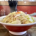 一楽ラーメン - 大盛りちゃんぽん！