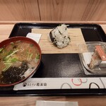 おむすび権米衛 - 料理写真:しそちりめん◎◎ 255円 味噌汁 ◯150円 三陸 いわし梅煮◎204円