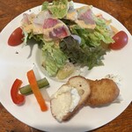 Toshi - ミートorフィッシュランチのサラダ