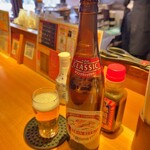 赤垣屋 - 瓶ビール580円