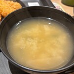 とんかつ 松のや - 味噌汁は吉牛に勝っている