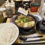 松屋 - 料理写真:ちいかわのすき焼き鍋