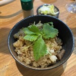 かしわ焼肉 とよ食堂 - 特製とりめし