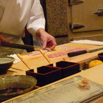 鮨 さいとう - ☆目の前で仕事が見えるのが良いですね（＾◇＾）☆