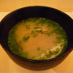 鮨 さいとう - ☆温まります…お味噌汁☆