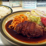 レストラン・タカヤマ - サービスランチ680円（ミンチカツ）