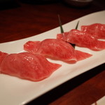 赤坂 みすじ - 特上握り4貫 1,980円 2014.12.2x