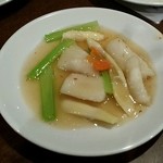 レストラン信天翁 - アオリイカの炒め物