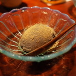 赤坂 みすじ - 黒胡麻のアイスクリーム 480円 2014.12.2x