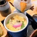 天ぷら割烹 ます梅 - 具だくさんな茶碗蒸し