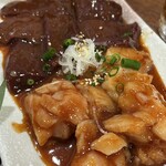 炭火焼肉 牛和鹿 - レバー、ミノ