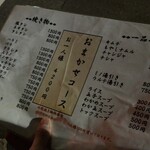 万正 - メニュー