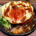 ビーフキッチンスタンド - オールビーフハンバーグステーキ
目玉焼きトッピング
チーズトッピング