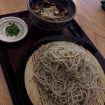 手挽手打そば かしむら - 料理写真:肉汁そば　大盛り