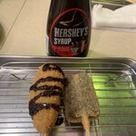 串カツ田中 - チョコバナナとキットカット