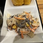 わ楽 - レンコンとヒジキのマヨ胡麻和え