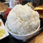 わ楽 - ご飯　久々の“旧”ハマさん盛りで