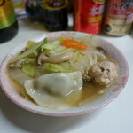 白菜とギョー団子煮