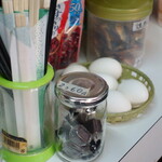 丸八酒店 - チョコとゆで卵のつまみはいいですね