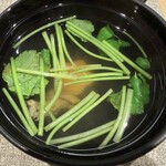 鰻家 - 肝吸いはミツバと柚子の風味