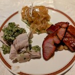 筑紫樓 - 前菜三種盛り