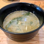 淳ちゃん寿司 - 甘エビの味噌汁