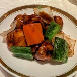 筑紫樓 - 黒酢酢豚