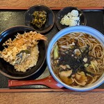 助八そば 館山店 - 料理写真:肉南セット　１３００円　(2026/01)