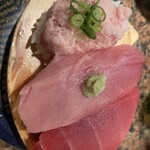 回転すし北海道 - マグロ三種盛