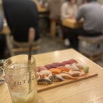 寿司 牡蠣 新宿スシエビス - 